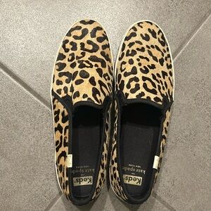Kate Spade for Keds leopard print sneakers size 8.5